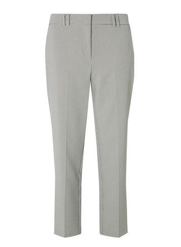 Dorothy Perkins Black Mini Checked Ankle Grazer Trousers