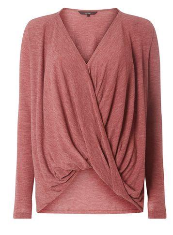 Dorothy Perkins *vero Moda Wine Jersey Wrap Top