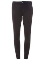 Dorothy Perkins Black Velvet 'frankie' Super Skinny Jeans