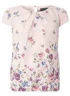 Dorothy Perkins *billie & Blossom Curve Pink Floral Print Top