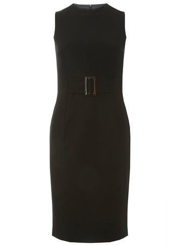 Dorothy Perkins Black Belted Shift Dress