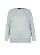 Dorothy Perkins *dp Curve Grey Cut And Sew Brushe Top