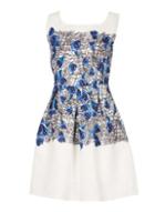 Dorothy Perkins *tenki White Floral Tea Dress