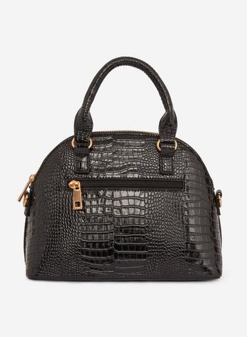 Dorothy Perkins Black Textured Kettle Bag