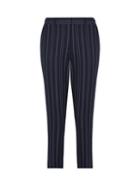 Dorothy Perkins Blue Stripe Print Split Hem Trousers