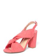 Dorothy Perkins Wide Fit Pink Simba Knot Heel Sandals