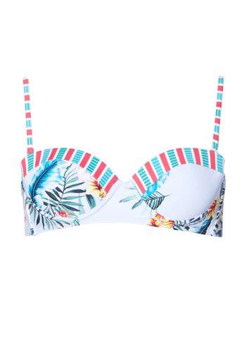 Dorothy Perkins Tropical Print Balconette Bikini Top
