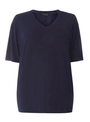 Dorothy Perkins Dp Curve Navy Choker T-shirt