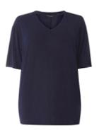 Dorothy Perkins Dp Curve Navy Choker T-shirt