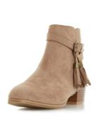 Dorothy Perkins *head Over Heels By Dune Brown 'patrice' Ankle Boots
