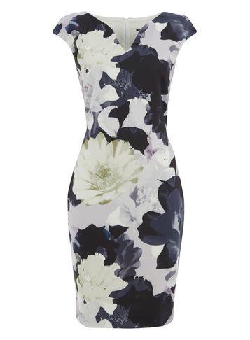 Dorothy Perkins *roman Originals Multi-colour Scuba Dress