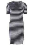 Dorothy Perkins Navy Striped Bodycon Dress