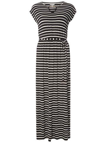 Dorothy Perkins Petite Monochrome Stripe Maxi Dress