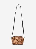Dorothy Perkins Multi Colour Leopard Print Zip Top Cross Body Bag