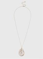 Dorothy Perkins Gold Oval Spinner Pendant Necklace