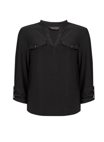 Dorothy Perkins Black Jersey Shirt