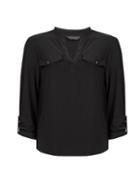 Dorothy Perkins Black Jersey Shirt