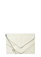 Dorothy Perkins White Padded Clutch Bag