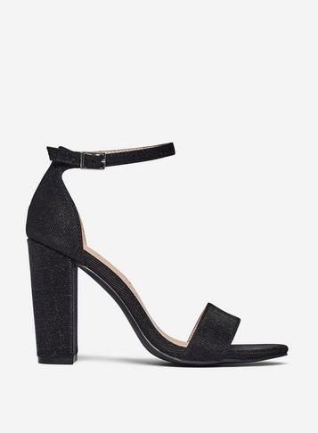 Dorothy Perkins Black 'bambam' Heeled Sandals