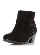 Dorothy Perkins *head Over Heels By Dune Black Pointed Ankle Boots