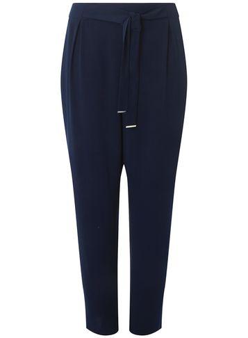 Dorothy Perkins Dp Curve Navy Woven Joggers