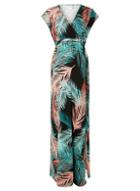 Dorothy Perkins *mamalicious Multi Coloured Palm Print Maxi Dress