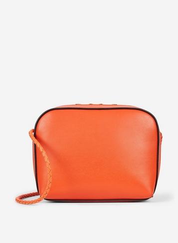Dorothy Perkins Orange Rope Handle Cross Body Bag