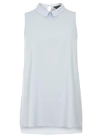 Dorothy Perkins Blue Collar Tunic