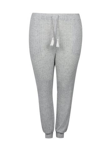 Dorothy Perkins *dp Curve Grey Ribbed Pyjama Joggers