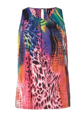 Dorothy Perkins *izabel London Pink Animal Print Top