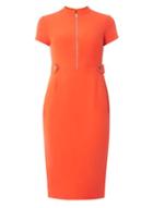 Dorothy Perkins Grenadine Zip Midi Dress