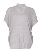 Dorothy Perkins *voulez Vous Grey Choker T-shirt