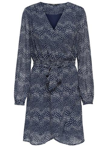 *only Navy Ditsy Printed Dress