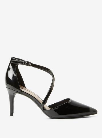 Dorothy Perkins Black Patent 'elsa Court Shoes