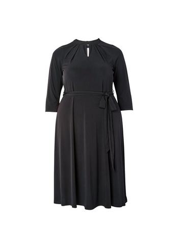 Dorothy Perkins *dp Curve Black Pleat Neck Dress