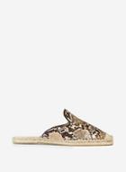 Dorothy Perkins Multi Colour Snake Print Chicago Espadrilles