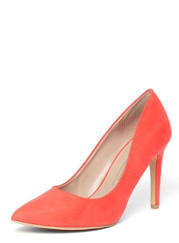 Dorothy Perkins Wide Fit Coral 'emily' Court Shoes