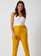 Dorothy Perkins Petite Yellow Naples Ankle Grazer Trousers