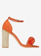 Dorothy Perkins Orange 'seychells' Heeled Sandals
