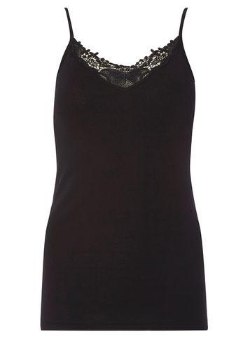 Dorothy Perkins *only Black Lace Detail Vest