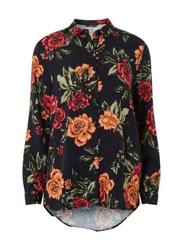 Dorothy Perkins *only Multi Coloured Floral Print Shirt