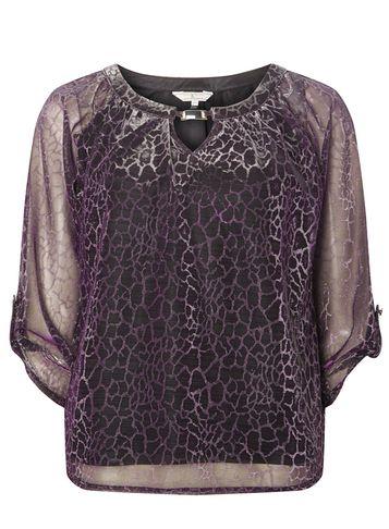 Dorothy Perkins *billie & Blossom Petite Pink Animal Print Blouse
