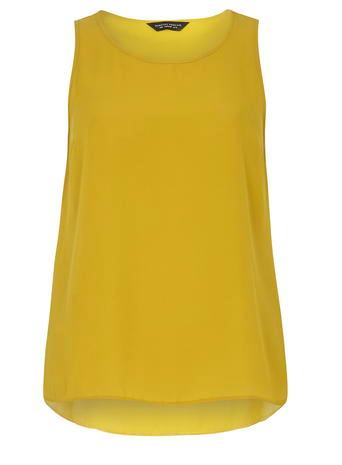 Dorothy Perkins Yellow Built Up Cami Top