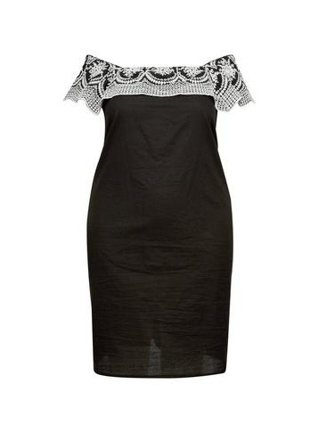 Dorothy Perkins *dp Curve Black Bardot Dress