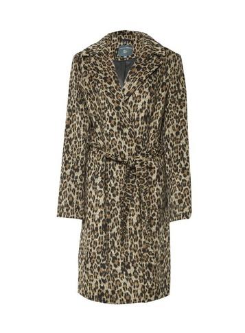 Dorothy Perkins *tall Multicoloured Leopard Print Pocket Wrap Coat