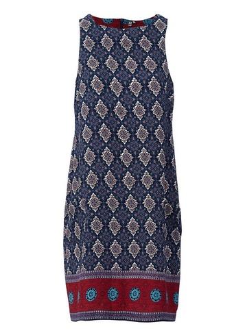 *izabel London Navy Kaleidoscope Print Dress