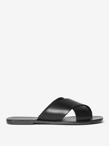 Dorothy Perkins Black Leather 'fearn' Mules