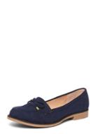 Dorothy Perkins Navy 'leonia' Metal Bow Loafers