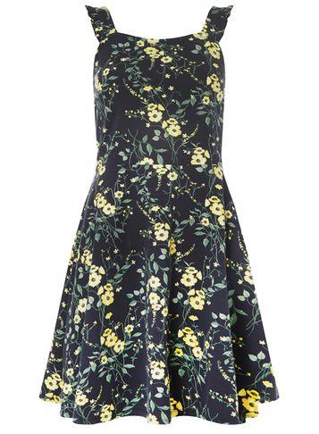 Dorothy Perkins Navy Floral Print Sundress