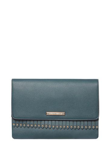 Dorothy Perkins Khaki Fringed Clutch Bag